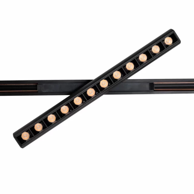 Systemy Szynowe → Micro11 → Oprawy → Maxlight N0003N Micro11 Raster obrotowy 12W  On/Off