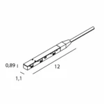 Systemy Szynowe → Micro11 → Akcesoria → Maxlight NA0001 Micro11 Końcówka zasilająca zasilacza zewnętrznego
