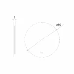 Lustra → MAXLIGHT W0387 Mirror Okrąg