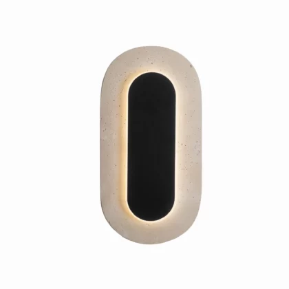 Vägglampor → Maxlight W0393 Travertino Oval 10w