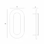 Wall lamps → Maxlight W0393 Travertino Oval 10w