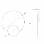 Wall lamps → Maxlight W0394 Travertino 10W