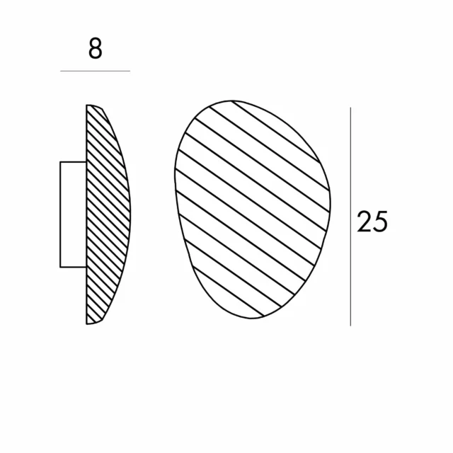 Wall lamps → Maxlight W0396 Nuvia 7W