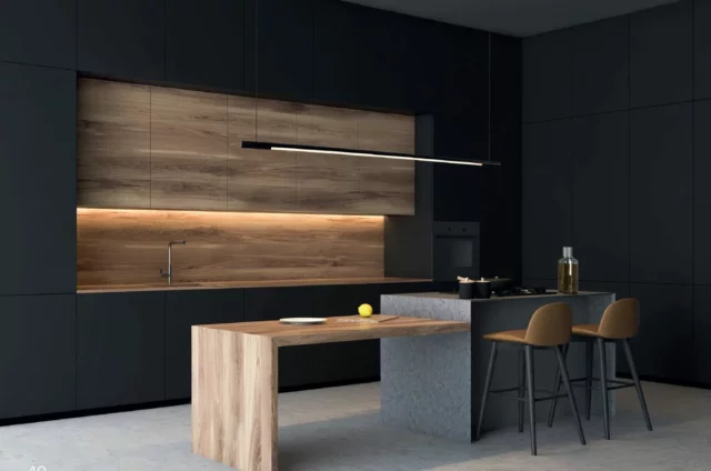 Підвісні лампи → Maxlight P0358D Organic Horizon 150cm