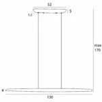 Підвісні лампи → Maxlight P0598 Woody