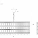 Lampy wiszące → Maxlight P0268 Puccini 80cm