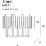 Fali lámpák → Maxlight W0251 Trend