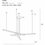 Pendant lamps → Maxlight P0311D Trio III