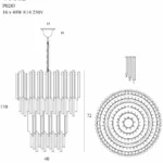 Lampy wiszące → Maxlight P0283 Vogue