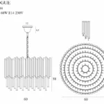 Підвісні лампи → Maxlight P0284 Vogue