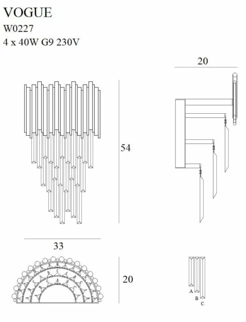 Kinkiety → Maxlight W0227 Vogue