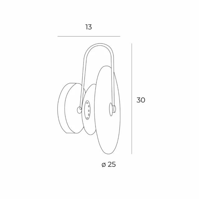 Wall lamps → Maxlight W0401 Retro 25cm