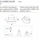 Oświetlenie Techniczne → Wpuszczane → Maxlight H0114 Bellatrix Bath