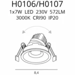 Technical Lighting → Recessed → Maxlight H0107 Galexo
