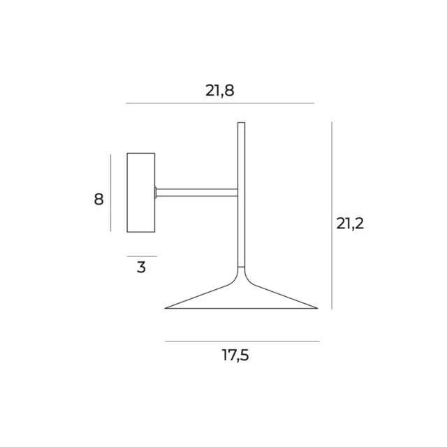 Wall lamps → Maxlight W0304 Hana