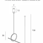 Pendant lamps → Maxlight P0390 Lozanna