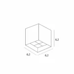 Oświetlenie Techniczne → Natynkowe → Maxlight C0251 X-line 5W