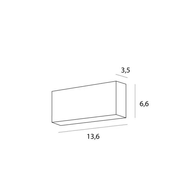 Oświetlenie Techniczne → Natynkowe → Maxlight C0253 X-line 8W