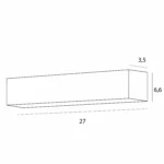 Oświetlenie Techniczne → Natynkowe → Maxlight C0254 X-line 14W