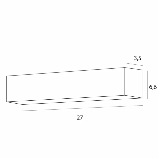 Oświetlenie Techniczne → Natynkowe → Maxlight C0254 X-line 14W