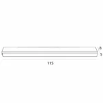 Oświetlenie Techniczne → Natynkowe → Maxlight C0258 Flex 115 cm