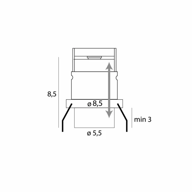Технічне Освітлення → Вбудоване → Maxlight H0130 Halo F