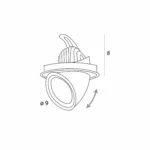 Oświetlenie Techniczne → Wpuszczane → Maxlight H0133 Rubio