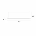 Oświetlenie Techniczne → Wpuszczane → Maxlight H0136 X-line, do skompletowania z zasilaczem HT0136