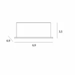 Oświetlenie Techniczne → Wpuszczane → Maxlight H0137 X-line, do skompletowania z zasilaczem HT0137