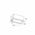 Technical Lighting → Recessed → Maxlight H180.02 Modular, to be completed with the module HM180 and driver HT180