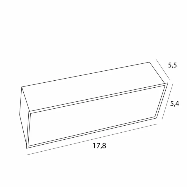 Technical Lighting → Recessed → Maxlight H180.03 Modular, to be completed with the module HM180 and driver HT180