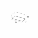 Technical Lighting → Recessed → Maxlight H180.05 Modular, to be completed with the module HM180 and driver HT180