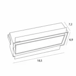 Technical Lighting → Recessed → Maxlight H180.08 Modular, to be completed with the module HM180 and driver HT180