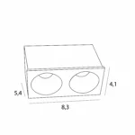 Technical Lighting → Recessed → Maxlight HM180 2L Modular LED Module  6W