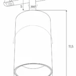 Systemy Szynowe → Magnetyczne → Oprawy → Maxlight M0032Z Magnetic Reflektor 18W Zigbee
