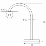Table lamps → Maxlight T0060 Enigma