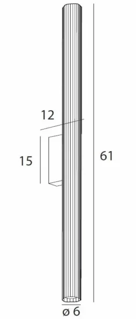 Wall lamps → Maxlight W0365 Fayette 61cm