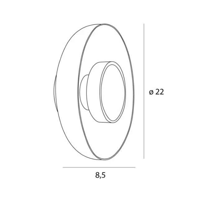 Wall lamps → Maxlight W0352 Signature 22cm