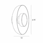 Wall lamps → Maxlight W0353 Signature 35cm