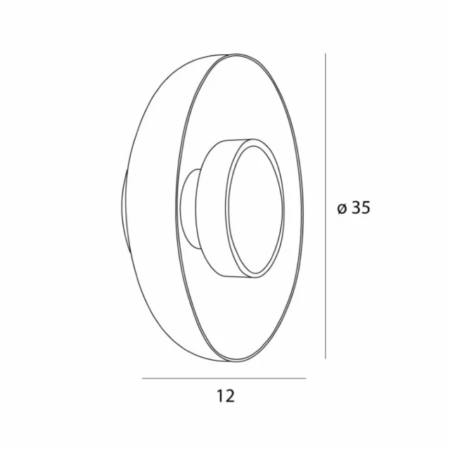 Wall lamps → Maxlight W0353 Signature 35cm