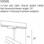 Track Systems → 3-Phase Rail Systems → Fixtures → Maxlight S0006 Pistol – Lamp for 3F track