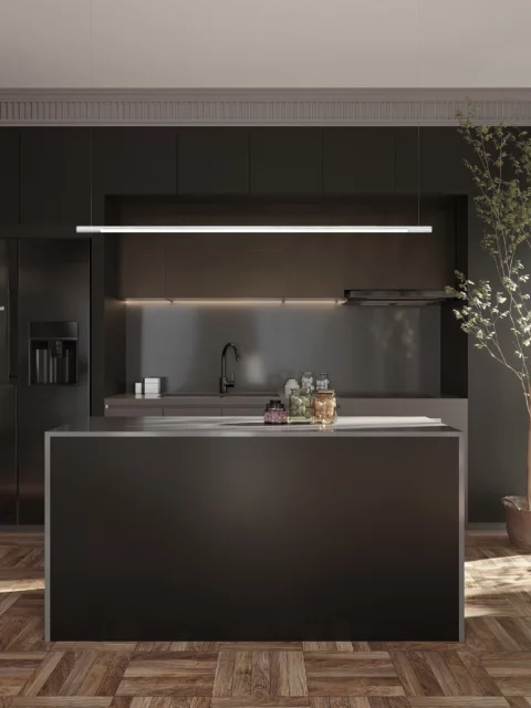 Lampy wiszące → Maxlight P0357D Organic Horizon 100cm