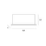 Technikai Világítás → Süllyesztett → Maxlight H0134 X-line, to be completed with a driver HT0134