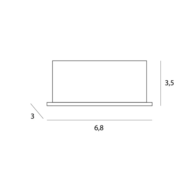 Technikai Világítás → Süllyesztett → Maxlight H0134 X-line, to be completed with a driver HT0134