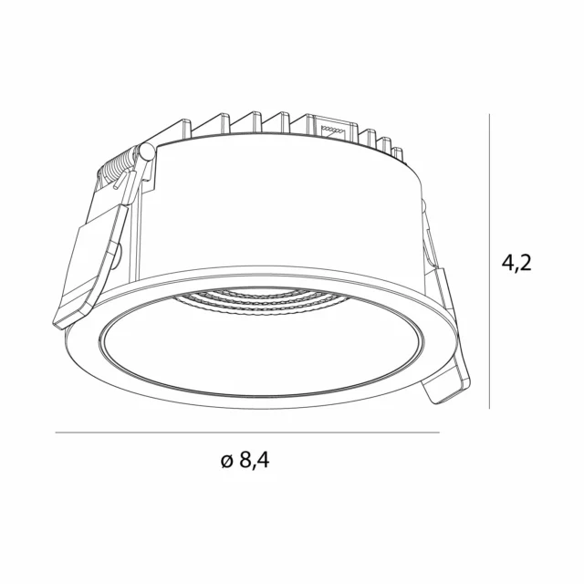 Oświetlenie Techniczne → Wpuszczane → Maxlight H0141 Nebris 10W