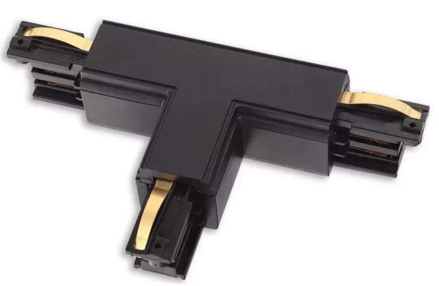 Track Systems → 3-Phase Rail Systems → Accessories → Maxlight MHT1-T/L-BK “T” connector, left