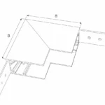 Systemy Szynowe → Magnetyczne → Akcesoria → Maxlight MT0022 Magnetic Kątownik mechaniczny narożnika szyny natynkowej wysokiej MT0018/MT0019