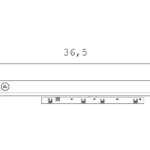 Systemy Szynowe → Micro11 → Akcesoria → Maxlight NA0007 Micro11 Zasilacz doszynowy 150W