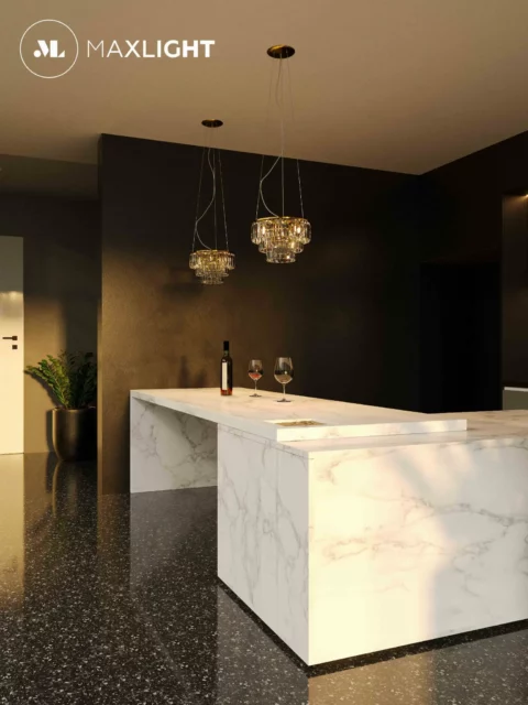 Lampy wiszące → Maxlight P0423 Monaco 42cm