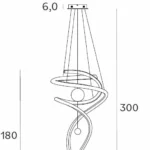 Pendant lamps → Maxlight P0427D Ritz